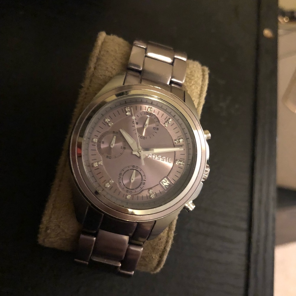 Fossil Purple Aluminum Watch